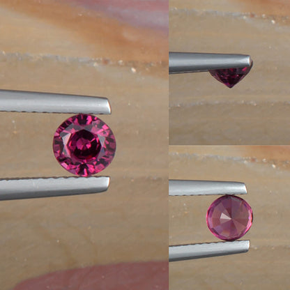 0.79ct Malaya Garnet Colored Gemstone Collage I
