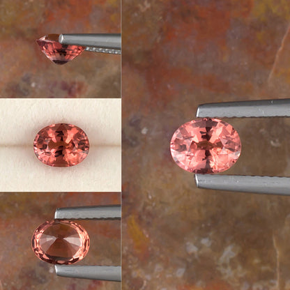 1.00ct Pink Orange Padparadscha Spinel Collage II
