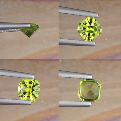 1.10ct Peridot Colored Gemstone Collage II 
