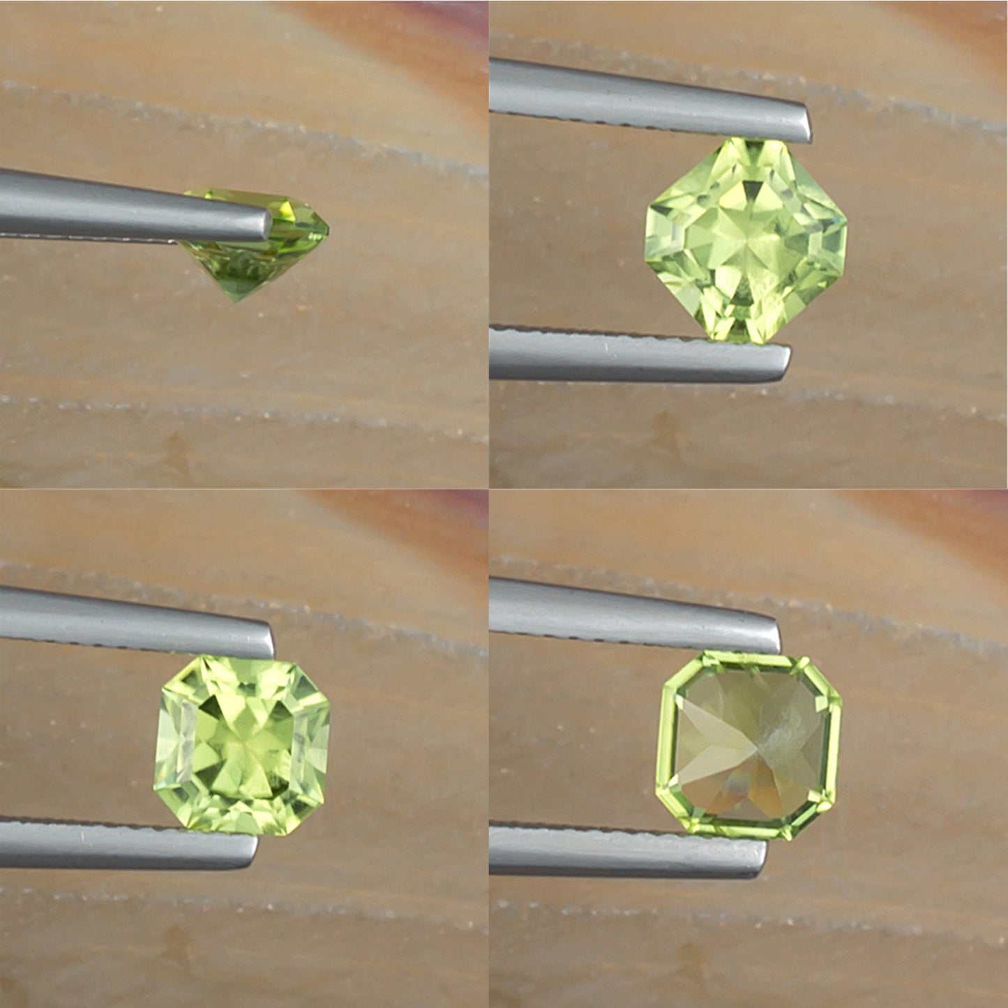 1.10ct Peridot Colored Gemstone Collage II 
