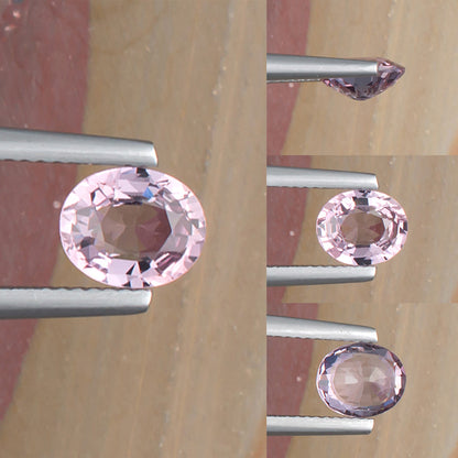 1.42ct Pink Spinel Colored Gemstone Collage I 
