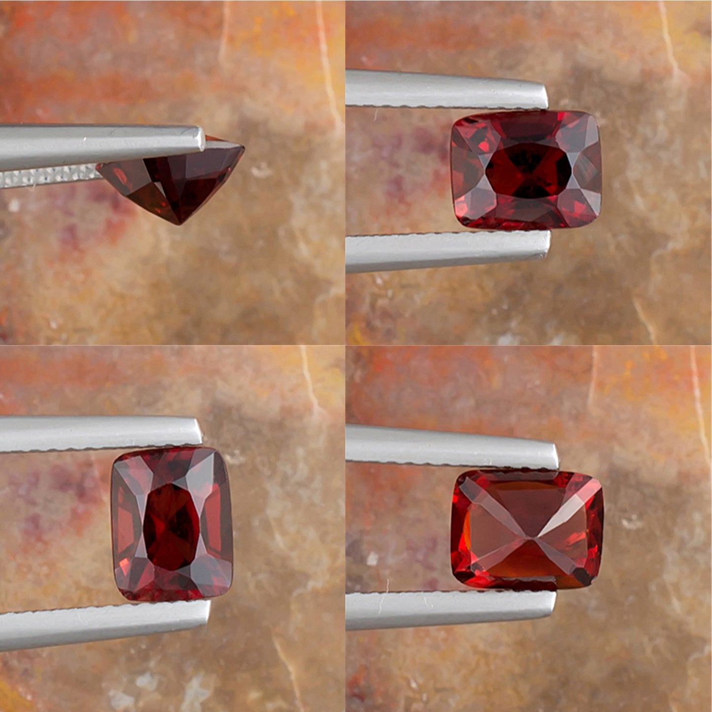 1.50ct Red Spinel Colored Gemstone Collage I 
