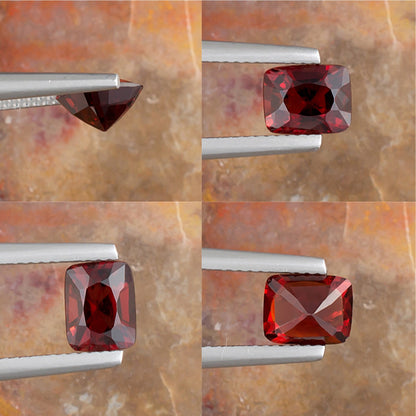 1.50ct Red Spinel Colored Gemstone Collage I 
