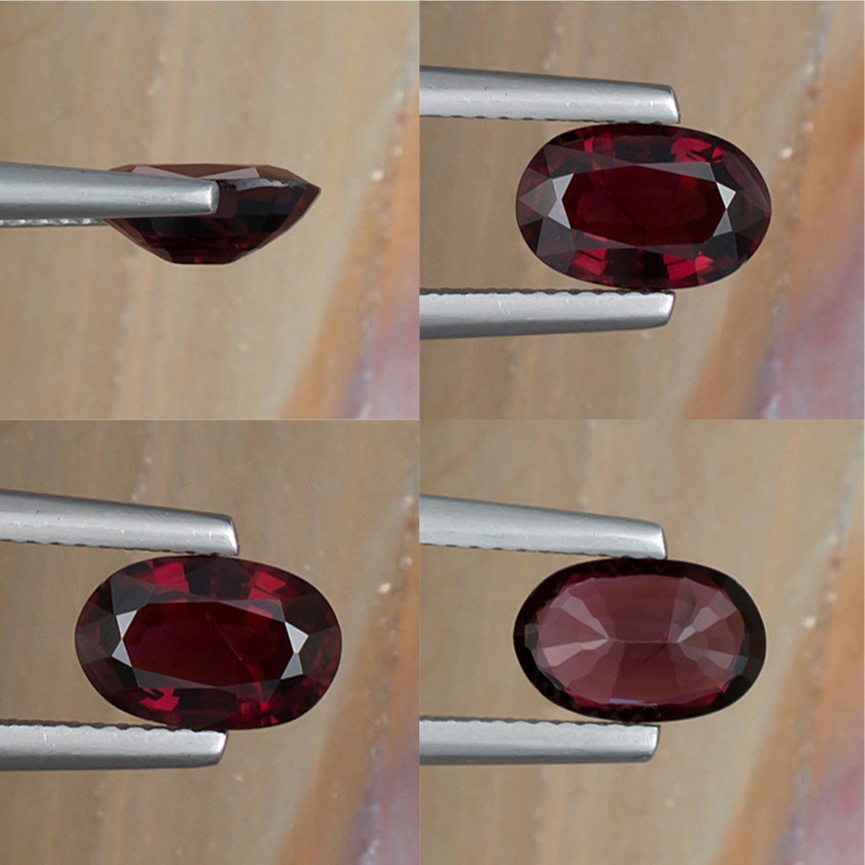 1.70ct Red Spinel Colored Gemstone Collage II 

