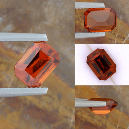 2.18ct Hessonite Garnet Colored Gemstone Collage II