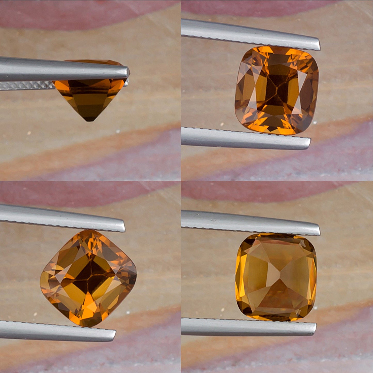 3.10ct Citrine Colored Gemstone Collage I 
