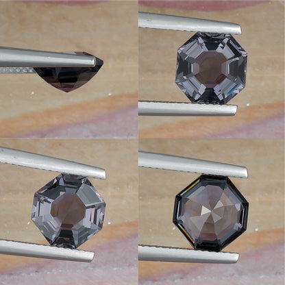 3.20ct Blue Spinel Colored Gemstone Collage II
