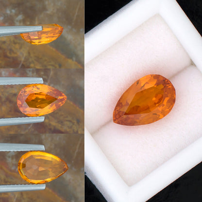 3.69ct Yellow Sapphire Colored Gemstone Collage I  