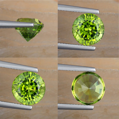 4.80ct Peridot Colored Gemstone Collage II 
