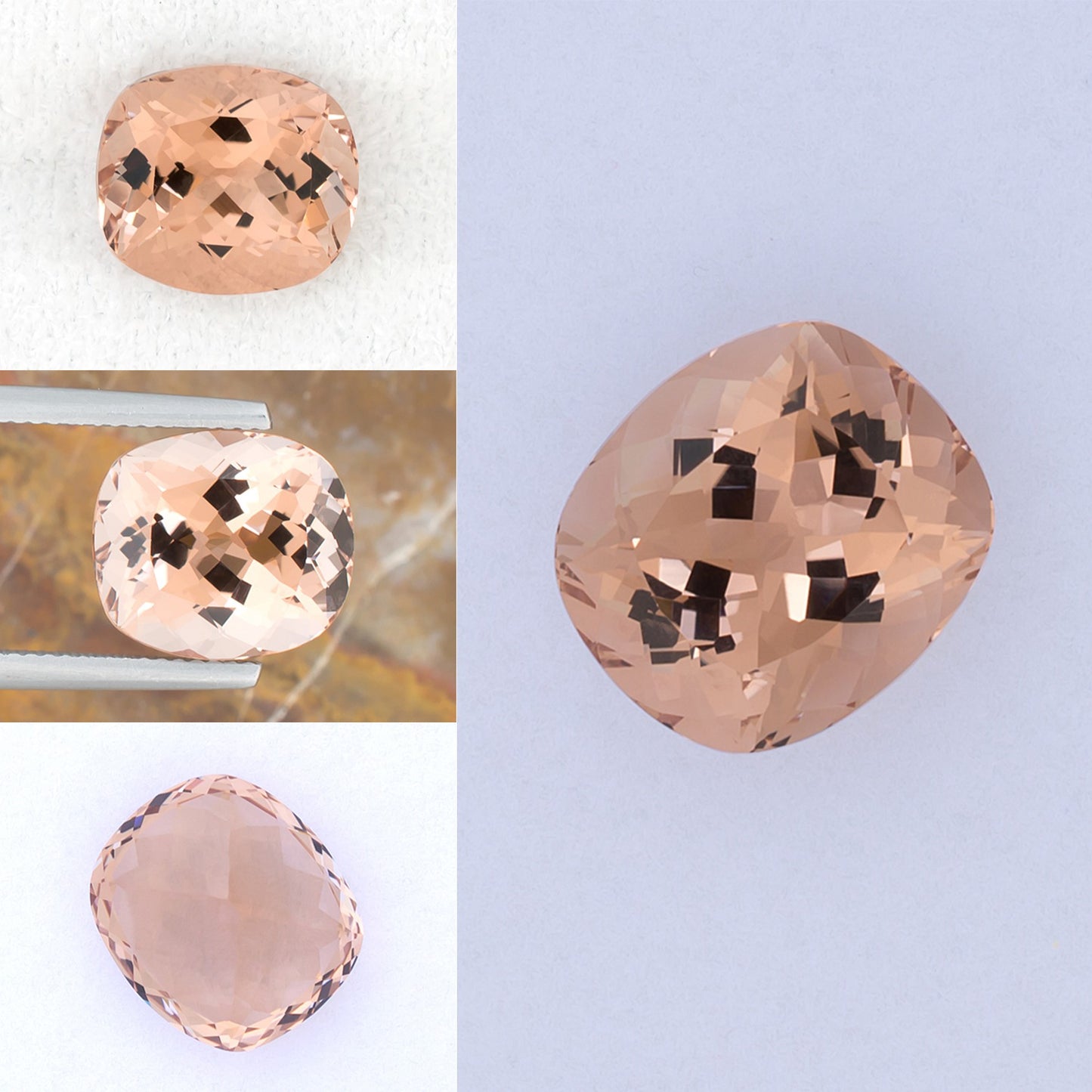 7.45ct Morganite Colored Gemstone Collage B