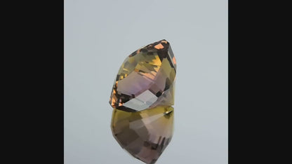 16.69 Ametrine Colored Gemstone Movie