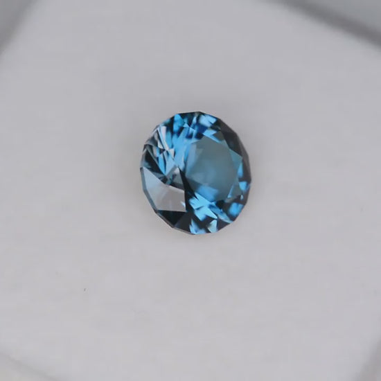 2.15ct Blue Topaz Colored Gemstone Movie White Background