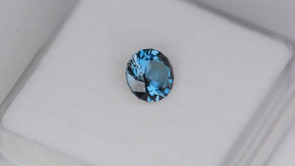 2.15ct Blue Topaz Colored Gemstone Movie White Background